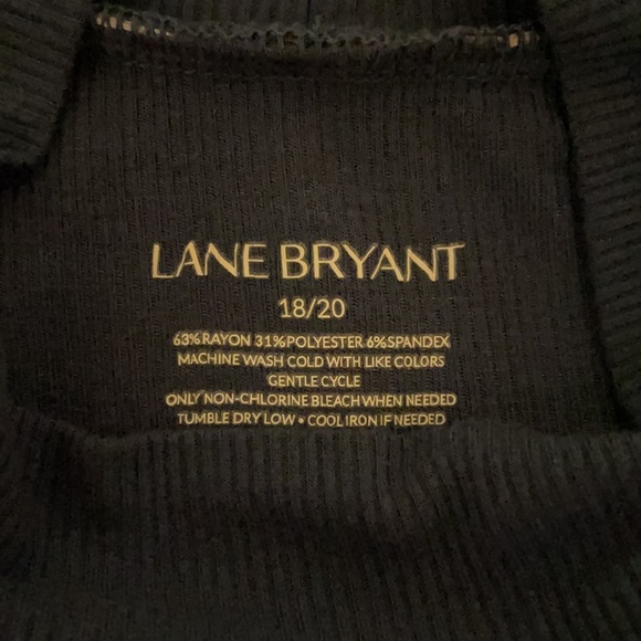 Lane Bryant Ribbed TurtleNeck Top - Picture 5 of 5